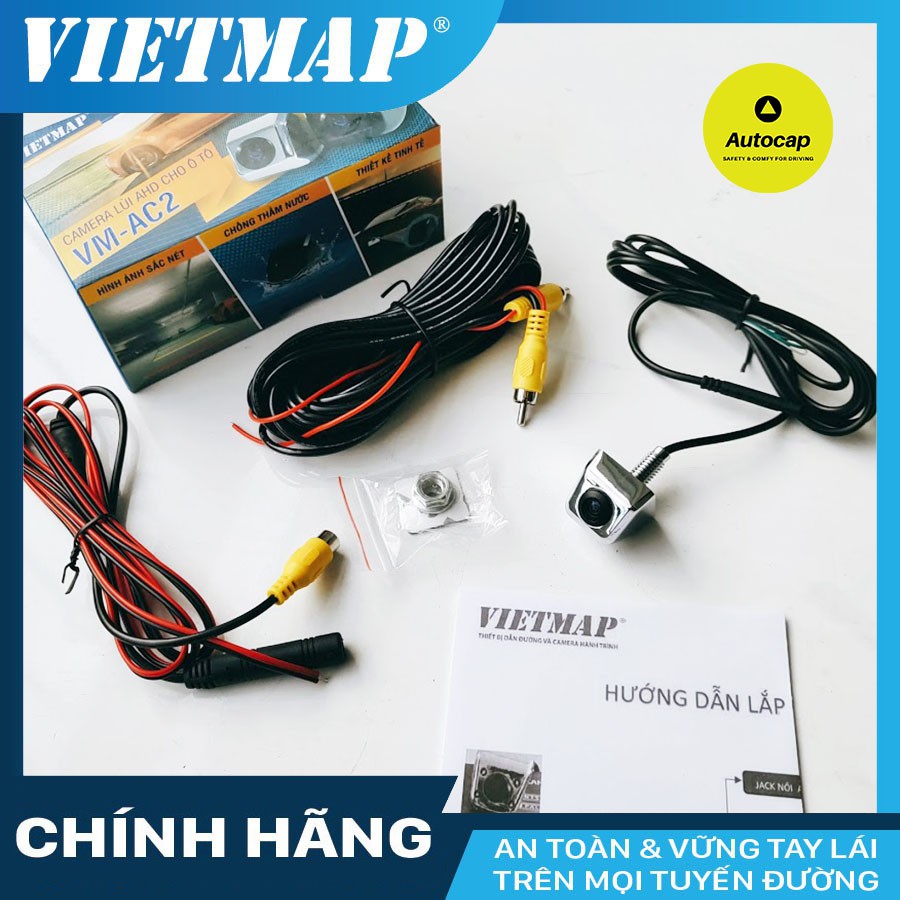 Camera lùi xe ô tô VIETMAP AC2 tiêu chuẩn AHD siêu nét | BigBuy360 - bigbuy360.vn