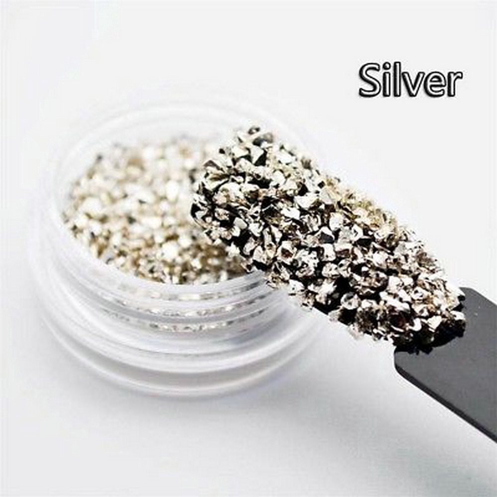 Hộp đựng phụ kiện pha lê dùng trang trí móng tay lấp lánh