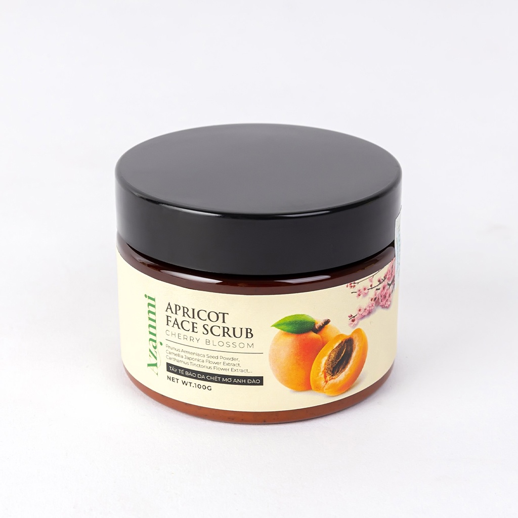 Tẩy tế bào chết body Mơ Hoa Anh Đào Azanmi cho làn da mềm mại và rạng rỡ 100G - Pretty Valley Store