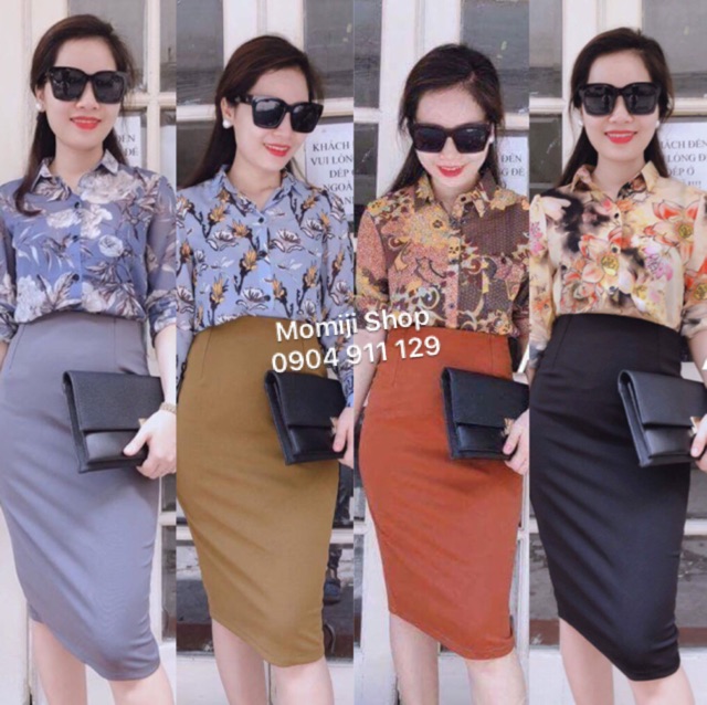 Chân váy bút chì - xẻ trước / xẻ sau ( Nhiều màu) | BigBuy360 - bigbuy360.vn