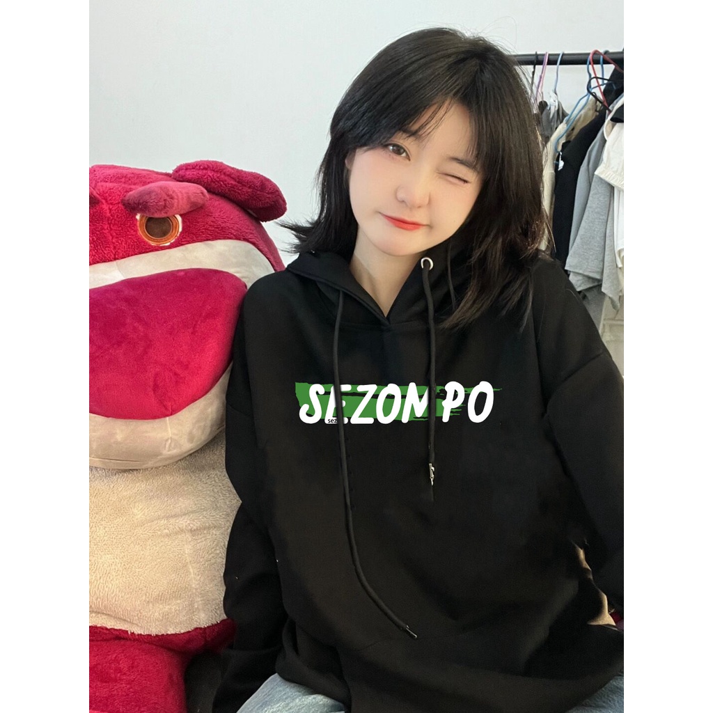 Áo hoodie SELVZE tay dài chất liệu cotton in họa tiết phong cách cổ điển Mỹ thời trang cho nữ
