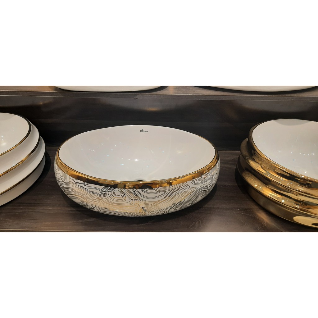 Chậu lavabo treo [HÀNG BẢO HÀNH 10 NĂM] , chậu lavobo LC03 men tuyết phủ Nano cao cấp kèm ảnh thật video | BigBuy360 - bigbuy360.vn