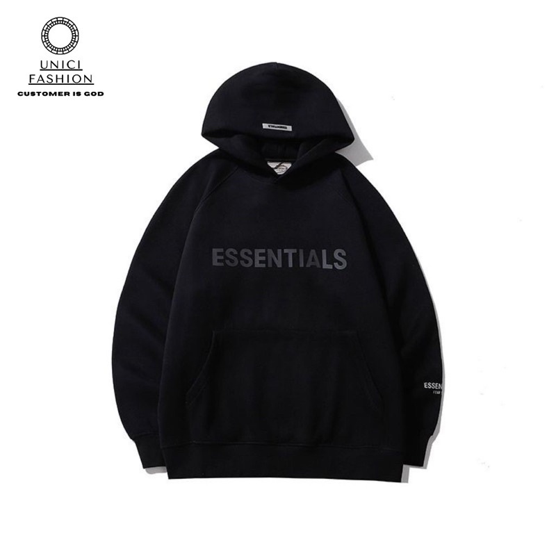 Áo Khoác Hoodie Nỉ Có Mũ Form Rộng ESSENTIALS Nhiều Màu Unisex Nam Nữ Ulzzang | BigBuy360 - bigbuy360.vn