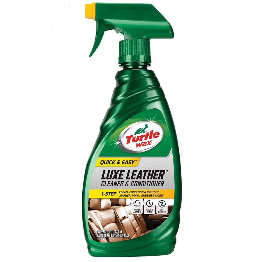 Chai xịt dưỡng bóng và làm mềm da Turtle Wax Luxe Leather Cleaner & Conditioner T363A - 473ML - Made in USA