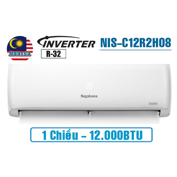 Điều hòa Nagakawa inverter 12000BTU 1 chiều NIS-C12R2H08