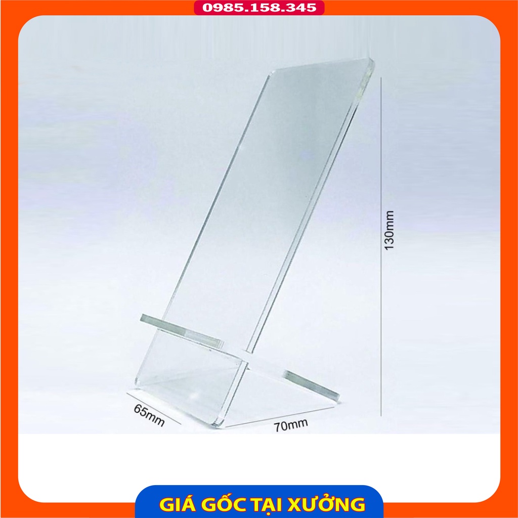 Đế mica trưng bày điện thoại/giá đỡ/kệ mica để sản phẩm ,điện thoại, máy tính bảng mẫu HK2