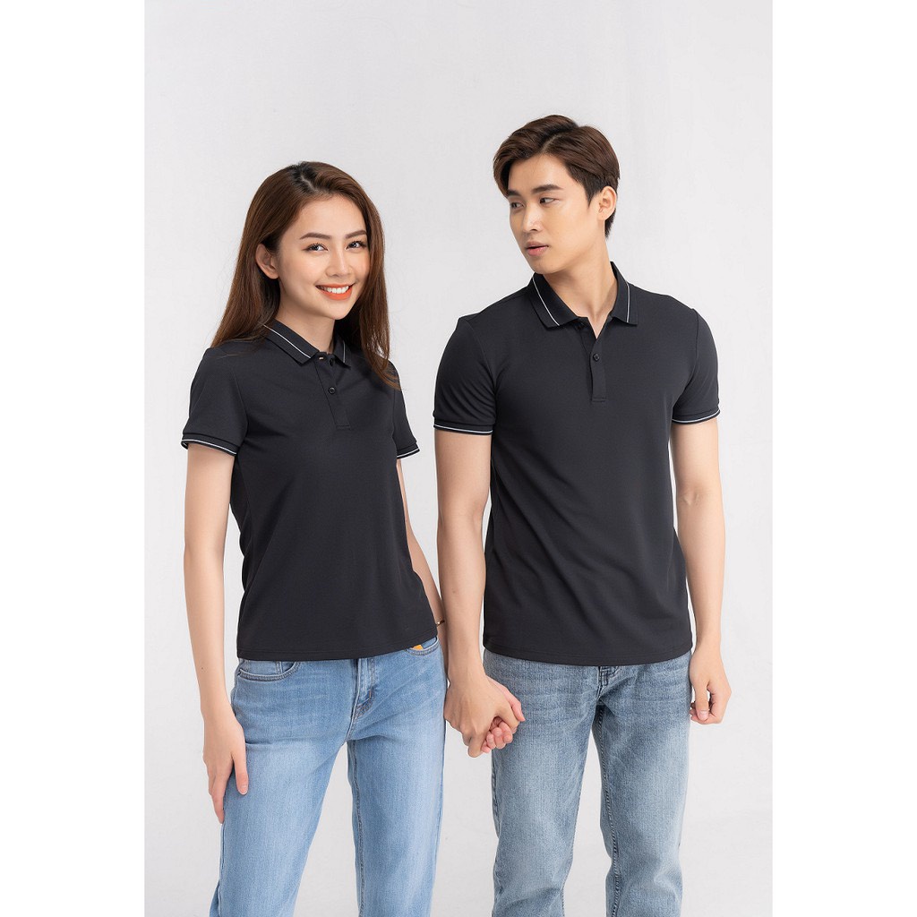 Áo polo Kinty nữ tay ngắn, vải cotton ,co giãn, thoáng mát, áo phông cổ bẻ phong cách công sở