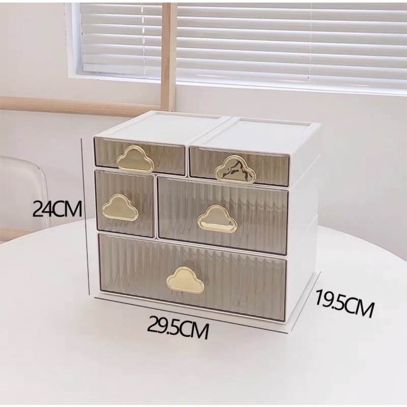 Khay kệ Decor Trang Trí Bàn Học, bàn trang điểm đựng mỹ phẩm, đồ dùng học tập , washi, giấy take note,…