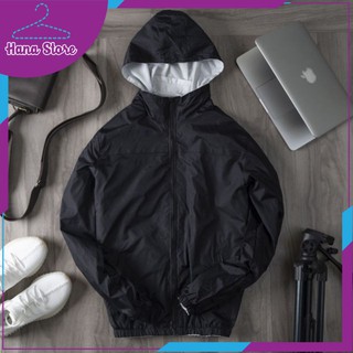 “ÁO KHOÁC” +Áo khoác dù unisex 2 mặt 2 lớp chống nước