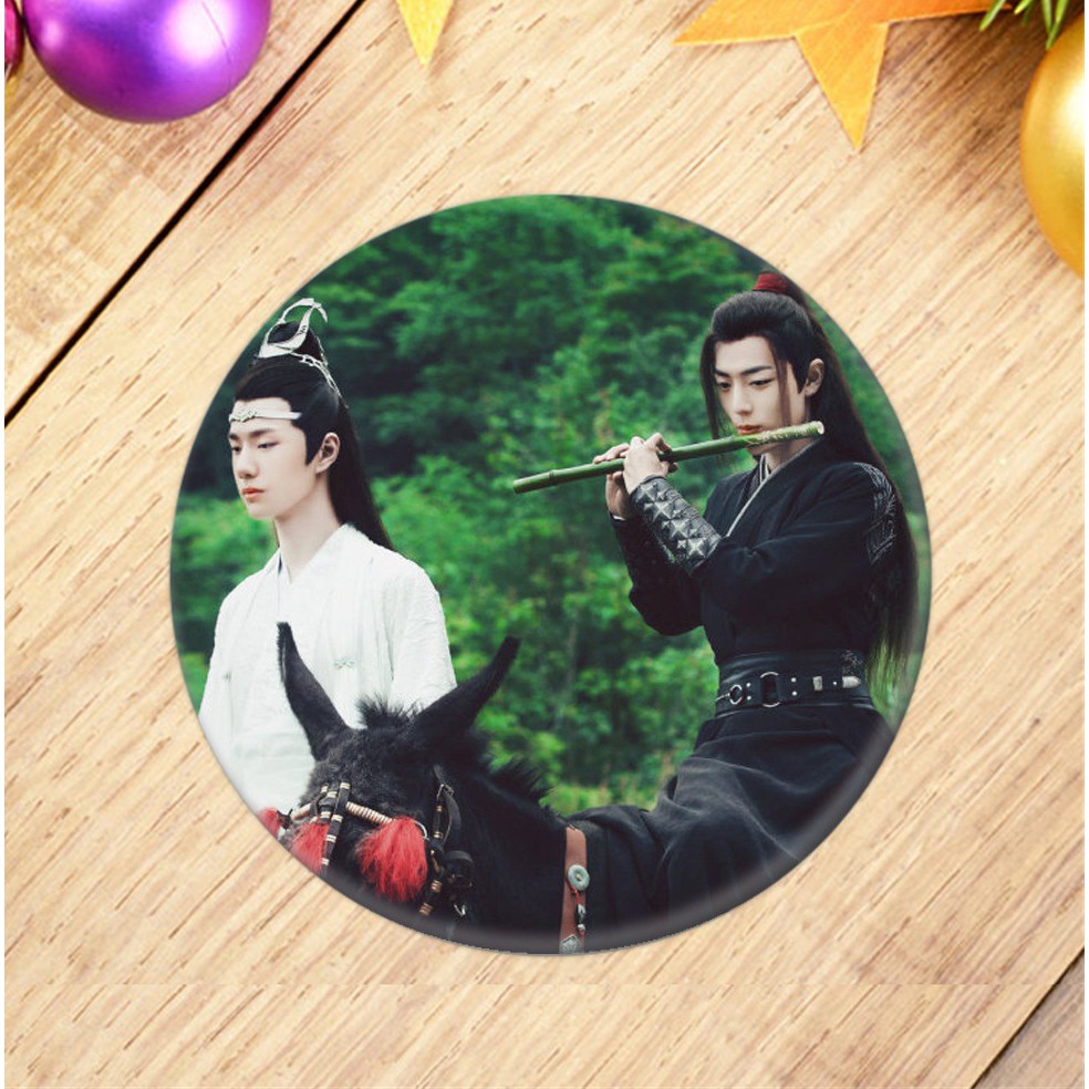 Huy hiệu Trần Tình Lệnh Lam Vong Cơ Ngụy Vô Tiện huy hiệu cài áo balo