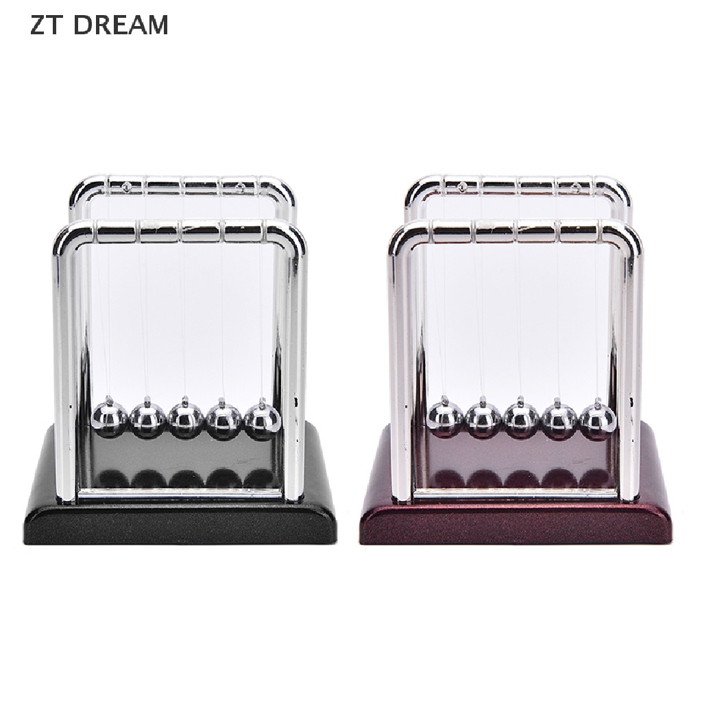 ZTD Newton's Cradle Steel Balance Ball Physics Science Pendulum Desk Fun Toy Gift J, 07