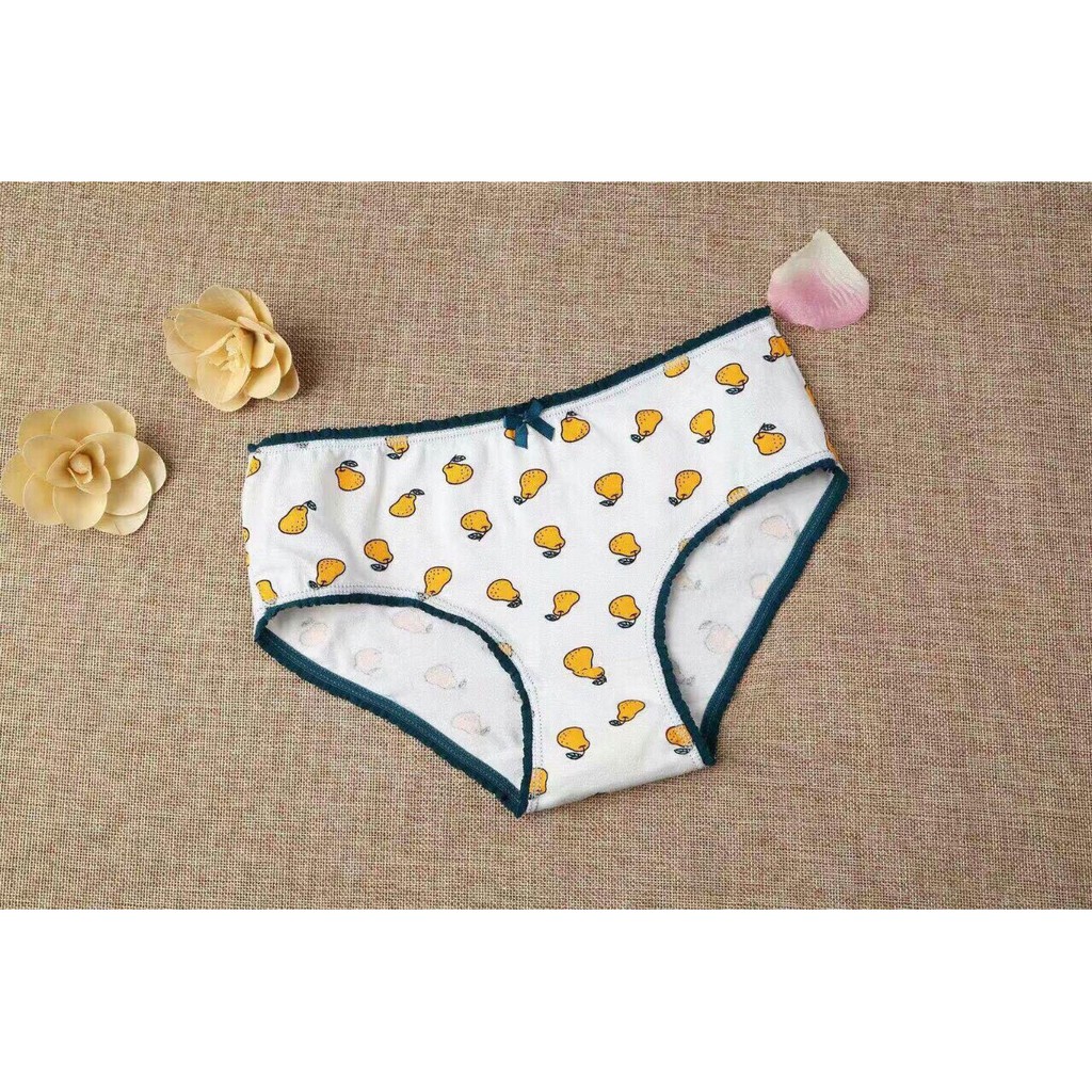 Combo 5 quần lót nữ cute, quần lót cotton siêu thoáng