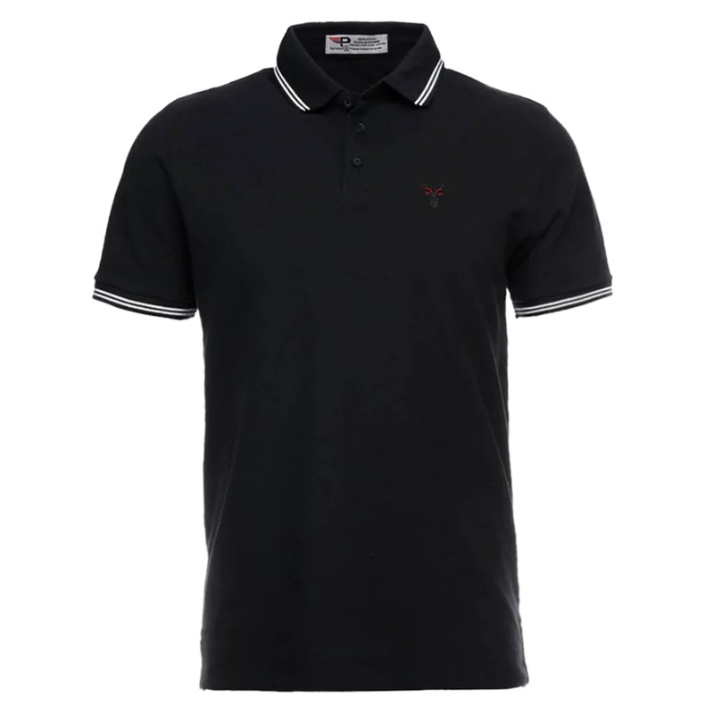 Áo thun nam polo bo dệt phong cách Pigofashion logo in nổi AHT16 nhiều màu | BigBuy360 - bigbuy360.vn