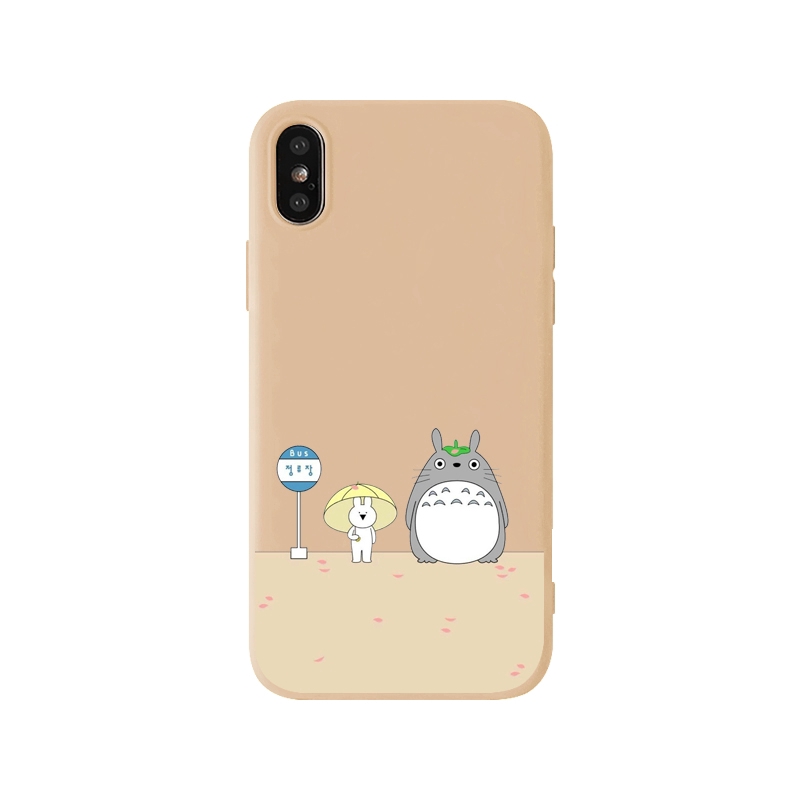 Ốp điện thoại hoạt tiết Totoro đáng yêu dành cho iPhone 6 / 6S / 7 / 8 Plus / X XE X MAX