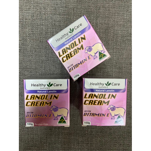 Kem nhau thai cừu Healthy Care Lanolin Cream with Sheep Placenta 100g