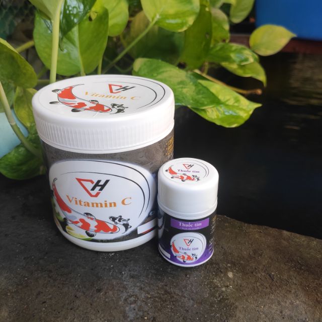 Vitamin C cho cá | hủ 350g + tặng hủ tím 50g