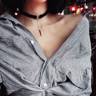 🎀 Choker Vòng Tròn Có Dây Dài Vàng | Phân Phối Choker Tại TPHCM