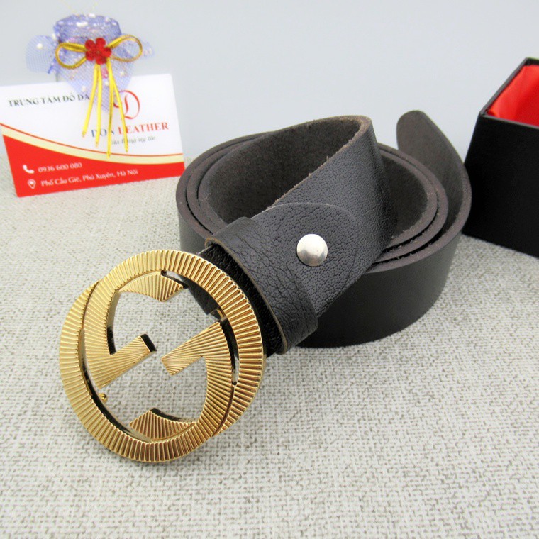 [DA THẬT 100%] Thắt Lưng Nam Khóa Đúc Nguyên Khối Mạ Vàng Sang Trọng Chống Hoen Gỉ (BH - 12 THÁNG)