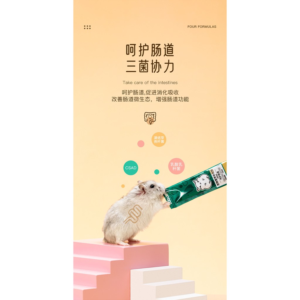 gel dưỡng lông - dinh dưỡng Zoolin cho hamster / nhím/ sóc/ dumbo/ rat/ đuôi mập,...
