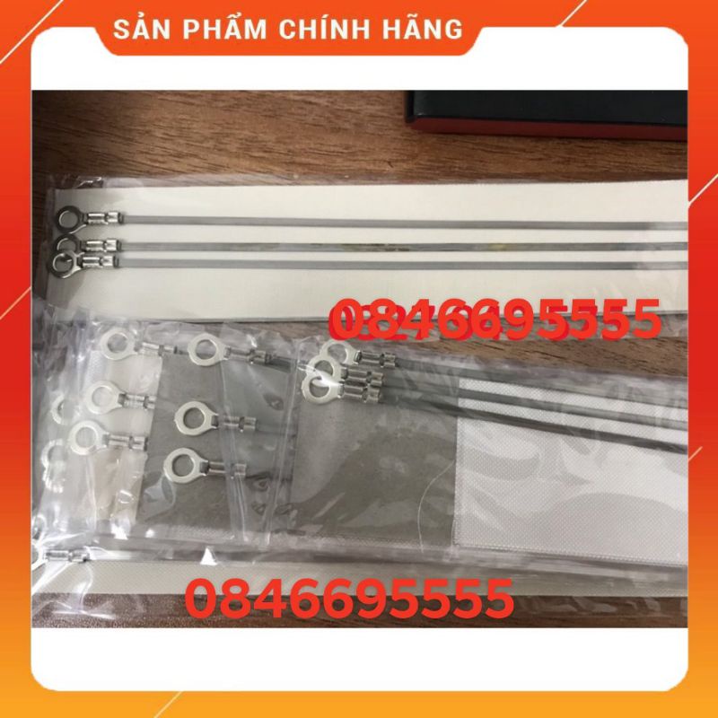Dây nhiệt máy hàn miệng túi M10-200, M17-300 Tân Thanh combo 1 bộ 3 dây hàn + 3 vải nhiệt