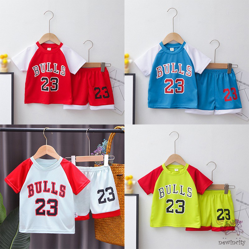 Bộ đồ áo thun tay ngắn + quần short phong cách thời trang hàn quốc dành cho bé trai