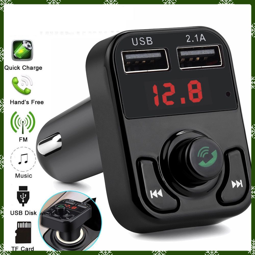 ✨ Thiết bị thu phát Bluetooth phát nhạc và đài FM hỗ trợ thẻ nhớ TF