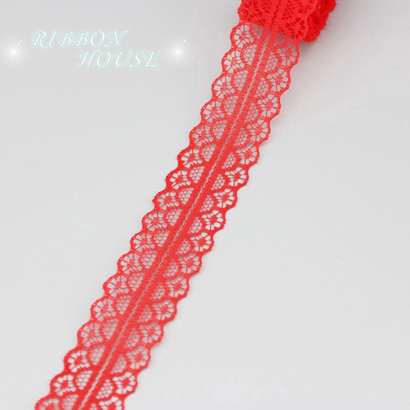 Cuộn Dây Ruy Băng Ren Hoa Dễ Thương Dài 10 Yard/30Mm