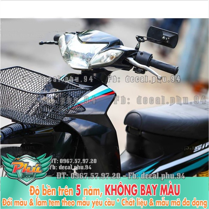 Tem rời Sirius đen chỉ xanh (P) -1