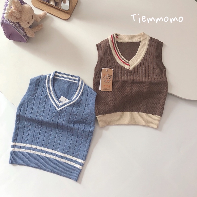 ÁO GILE LEN CHO BÉ TRAI QC CHẤT SIÊU ĐẸP