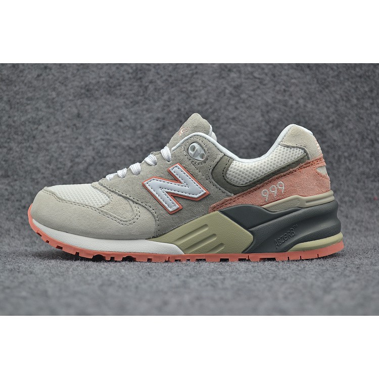 new balance 999 nb999 gray pink color for women men sport running shoes size36-44