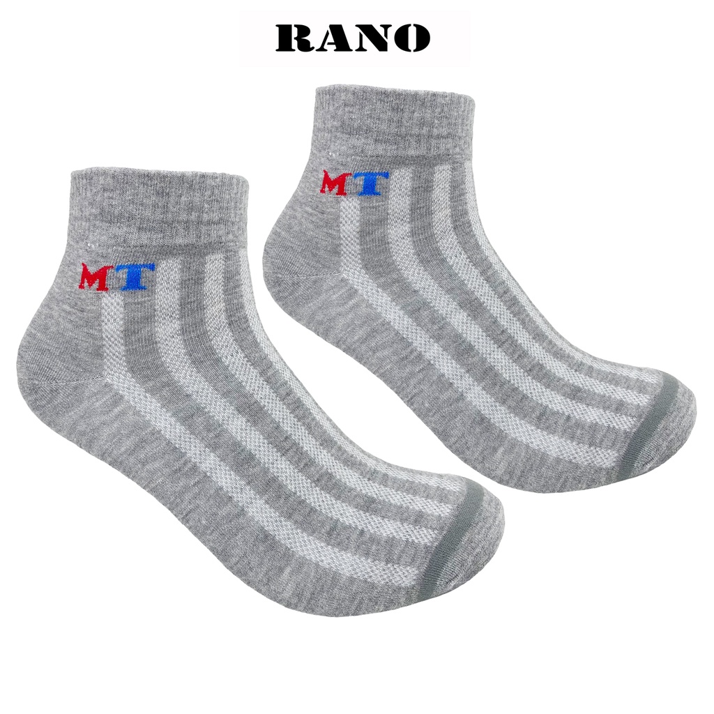 Vớ tất nam cổ trung cotton cao cấp văn phòng thấm hút mồ hôi co giãn tốt thương hiệu RANO xuất xịn mts107