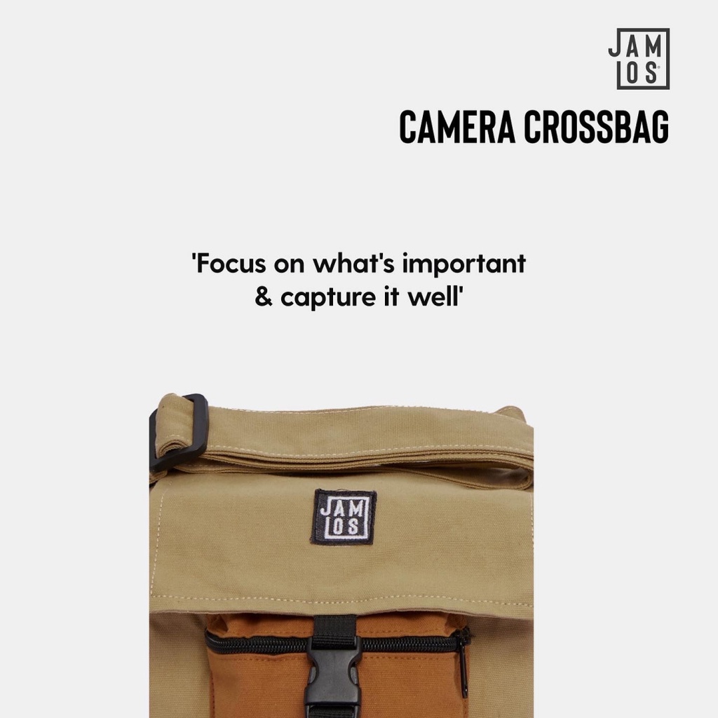 JAMLOS CAMERA CROSSBAG - Túi máy ảnh camera canvas tiện dụng