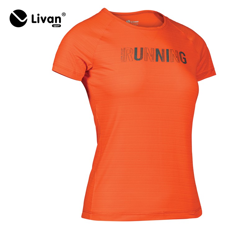 Áo Tshirt Nữ Livan Sport Running 5 In 1 Siêu Nhẹ Màu Phản Quang