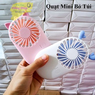 Quạt cầm tay,để bàn mini pocket fan bỏ túi