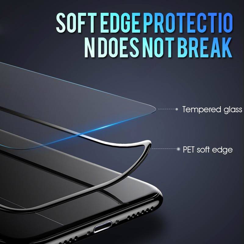 Kính cường lực bảo vệ màn hình 25D viền cong mềm có túi khí cho iPhone 11 12 Pro Max X XS MAX XR]