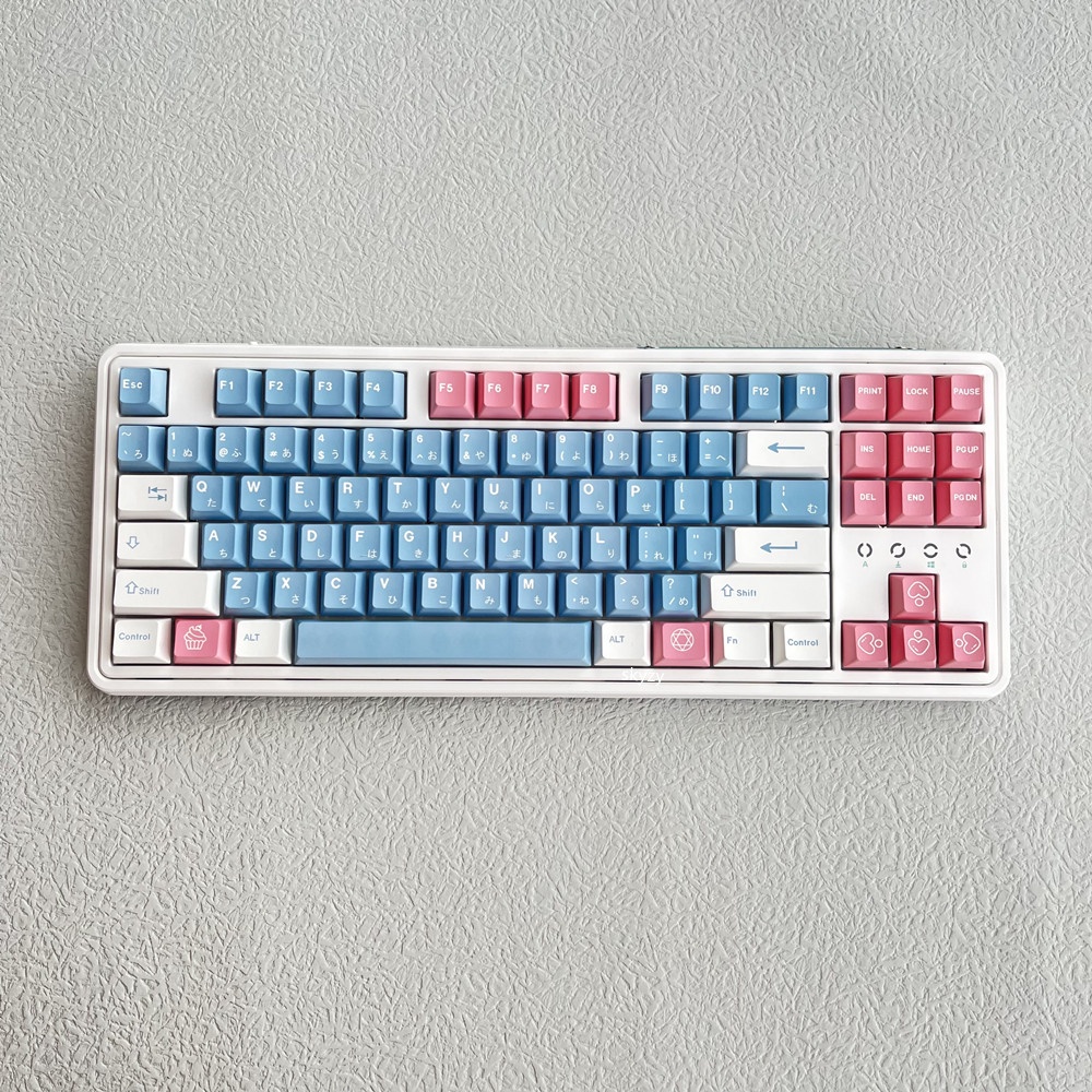 Sky City Keycaps Cherry Profile Blue Powder PBT DYE-SUB Bàn phím cơ Keycap 131 Phím