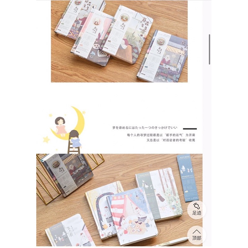 Sổ tay, sổ kế hoạch bìa cứng hình thú siêu đáng yêu mẫu mới