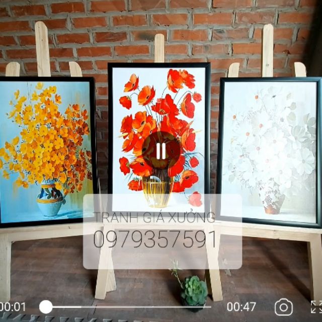 KHUNG NHỰA COMPOZIT 40x60cm x 3tranh HOT nhất Tranh Tráng Gương treo tường phòng khách phòng ngủ phòng thờ siêu đẹp