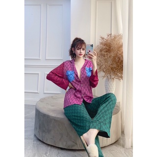 Pyjama dài mcq gc sắc màu cao cấp