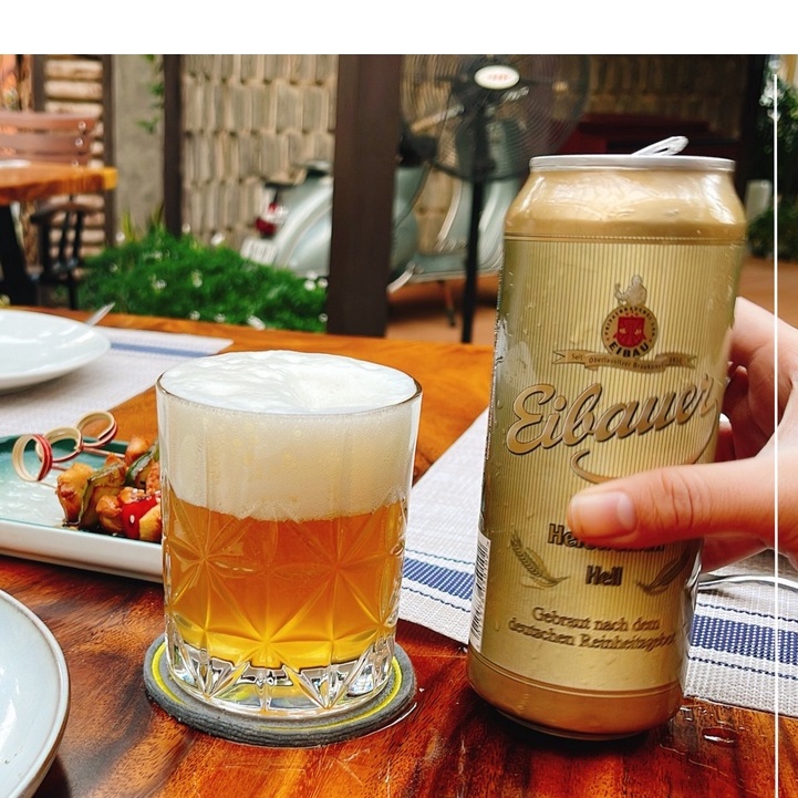Thùng Quà Bia Thầy Tu EIBAUER HEFEWEIZEN HELL 5.2% - Bia Tươi Men Sống Thượng Hạng