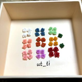 hoa bột mỹ nail( hồng mini) 0.6-0.8cm