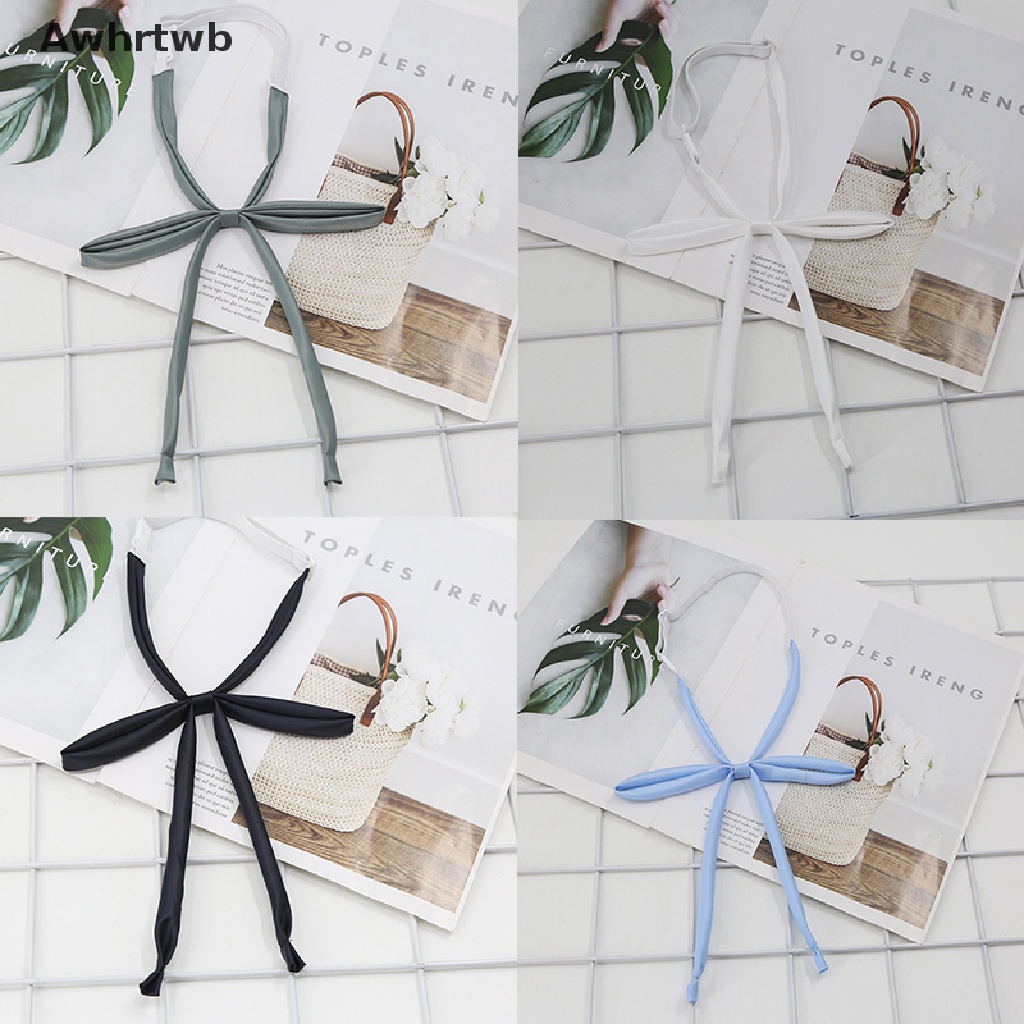 Nơ Cài Cổ Áo Chất Liệu Satin Mỏng Phong Cách Nhật Bản Xinh Xắn Cho Nữ Mới