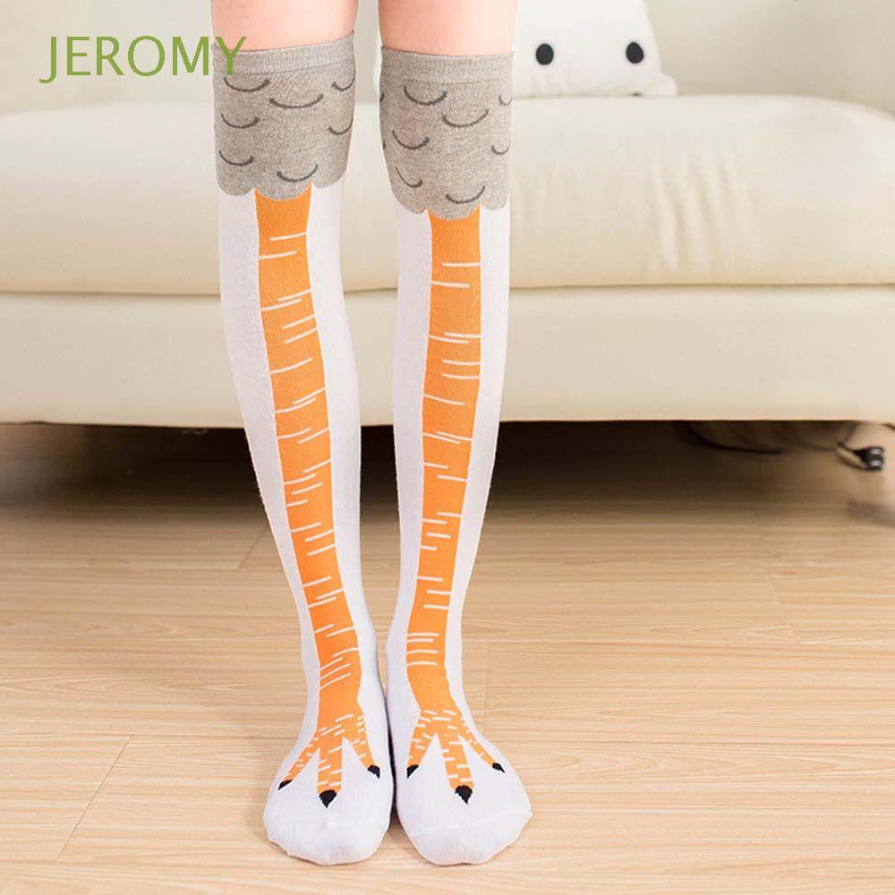 Vớ dài in hình chân gà hoạt hình 3D sáng tạo vui nhộn cho nam và nữ