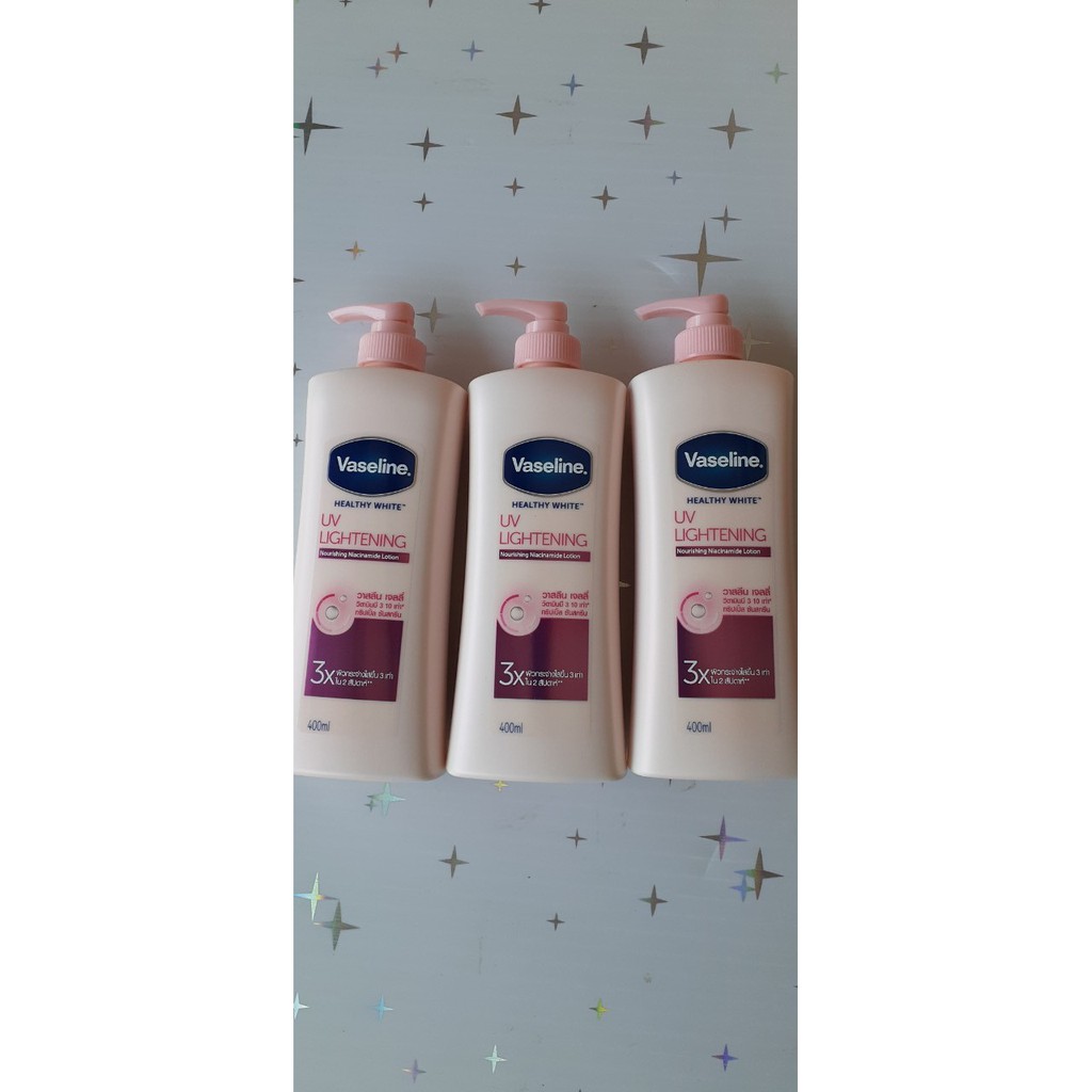 Sữa Dưỡng Thể Trắng Hồng Vaseline UV Lightening 3X 400ml