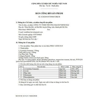Giảm cân Phục Linh JUJI