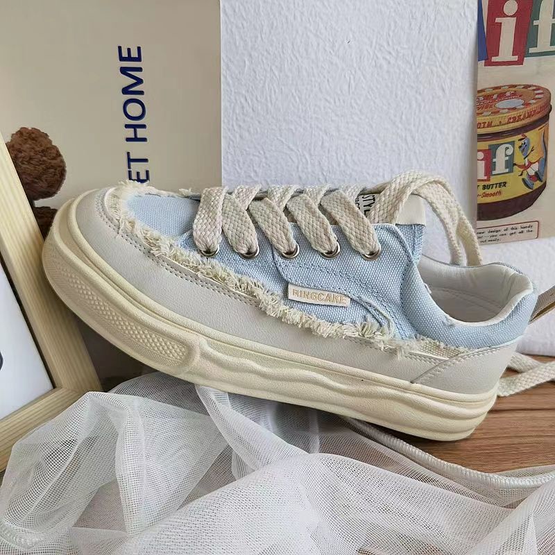 Giày Thể Thao Vải Bạt Đế Dày Thời Trang Hè Năng Động Dành Cho Nữ 2022