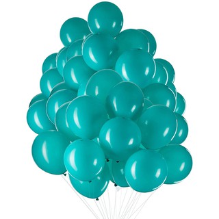 Bóng bay cao su màu xanh Tiffany trang trí gói 10