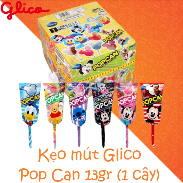 [Mã GROSALEHOT giảm 8% đơn 250K] Kẹo mút Glico Pop Can 13gr