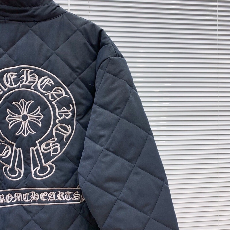 Áo khoác bông cho nam và nữ logo thương hiệu thời trang Chrome Hearts 2021 cao cấp