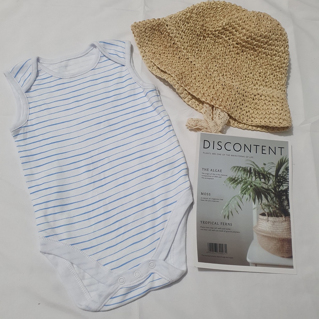 [CHỌN MẪU] Body chip BA LỖ sát nách, bodysuit xuất dư cho bé trai bé gái 0-24m